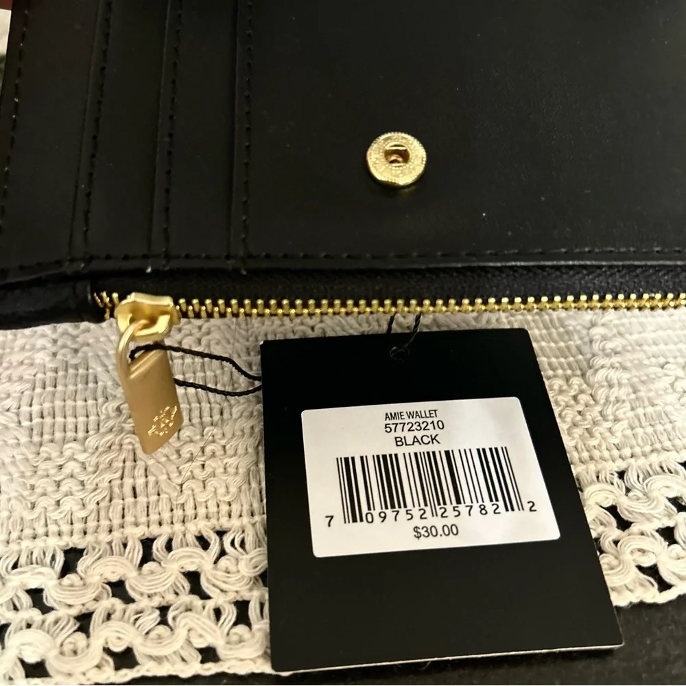 Nanette Lepore Black Textured Wallet - Picture 8 of 12